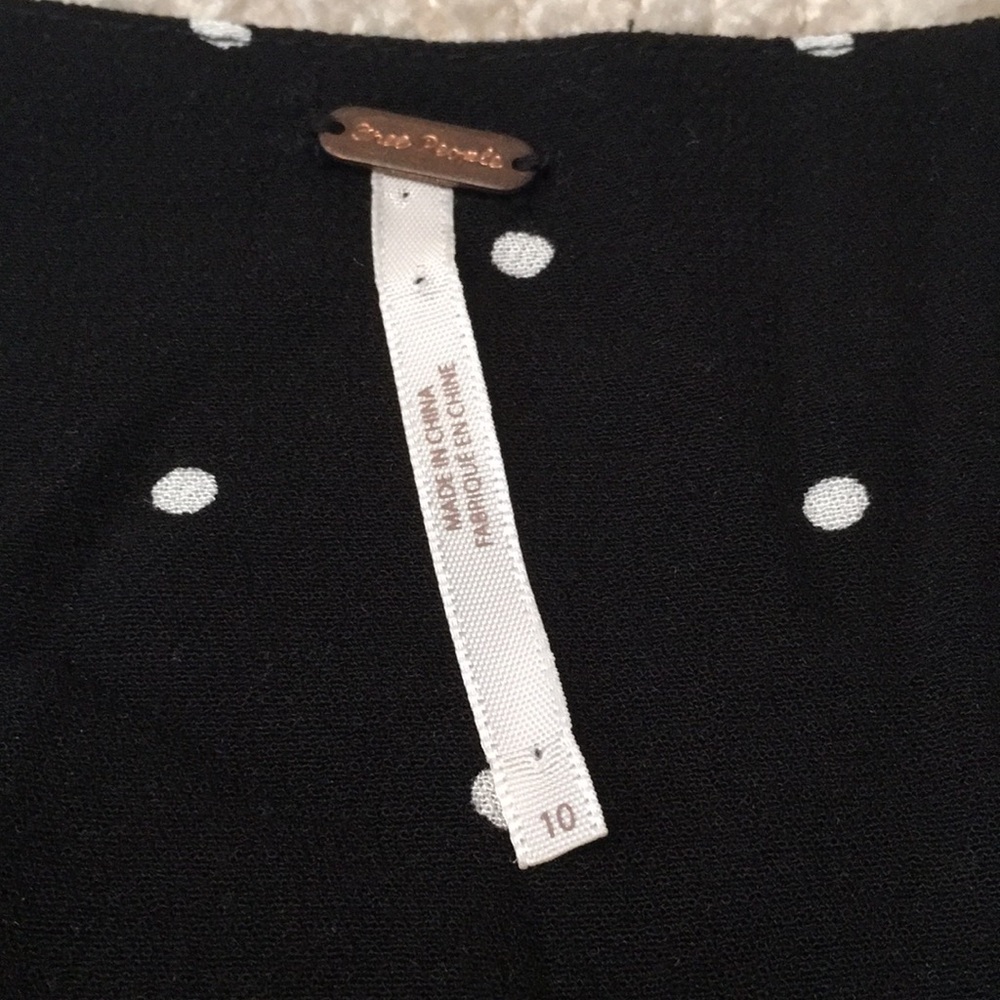 Free People All Yours Black Polka Dot Dress - Picture 5 of 7